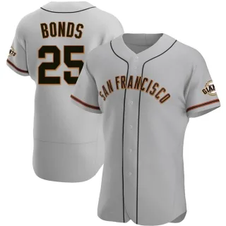 Authentic Men's Bobby Bonds San Francisco Giants Road Jersey - Gray