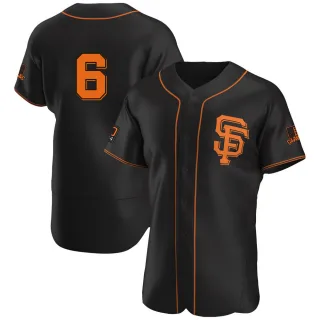 Authentic Men's J.t. Snow San Francisco Giants Alternate Jersey - Black