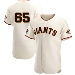 Authentic Men's Landen Roupp San Francisco Giants Home Jersey - Cream