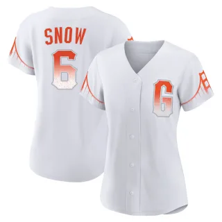 Authentic Women's J.t. Snow San Francisco Giants 2021 City Connect Jersey - White