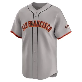 Limited Men's TJ Hopkins San Francisco Giants Away Jersey - Gray