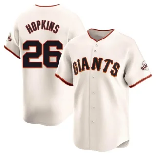 Limited Youth TJ Hopkins San Francisco Giants Home Jersey - Cream