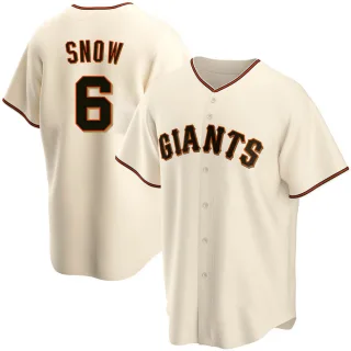 Replica Men's J.t. Snow San Francisco Giants Home Jersey - Cream