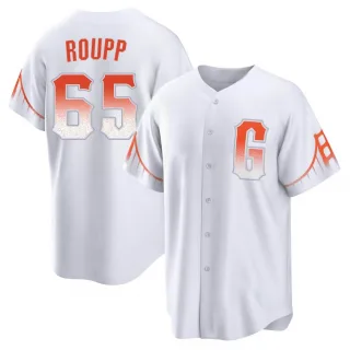 Replica Men's Landen Roupp San Francisco Giants 2021 City Connect Jersey - White