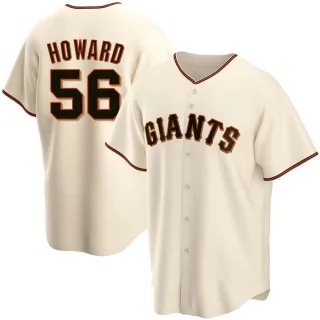 Replica Men's Spencer Howard San Francisco Giants Home Jersey - Cream