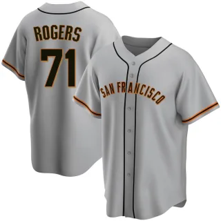 Replica Men's Tyler Rogers San Francisco Giants Road Jersey - Gray