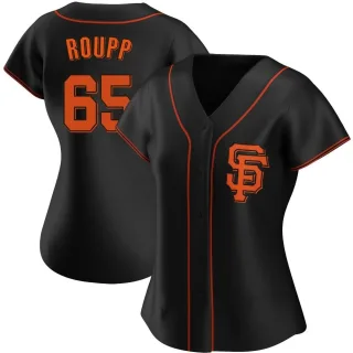 Replica Women's Landen Roupp San Francisco Giants Alternate Jersey - Black