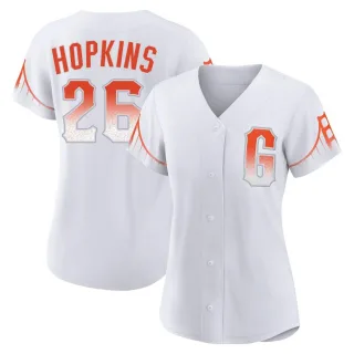 Replica Women's TJ Hopkins San Francisco Giants 2021 City Connect Jersey - White