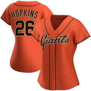 Replica Women's TJ Hopkins San Francisco Giants Alternate Jersey - Orange